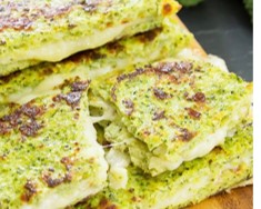 Brocolli Bread Grilled Cheese